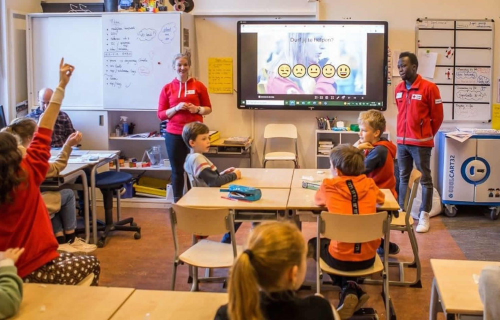Gastdocent voor het basisonderwijs (Rode Kruis, vrijwillig)
