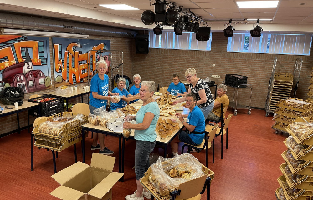 Blokhoofd vrijwilligers catering / Lunchpaketten