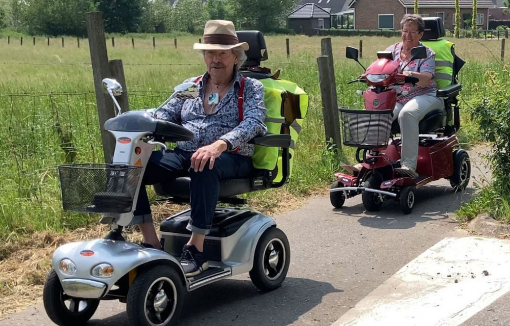 Op pad met de scootmobiel in Holten